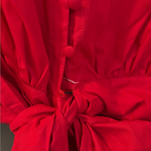 NWOT Maeve Poplin Bow Blouse - Anthropologie - Picture 5 of 10